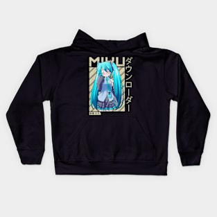 hatsune miku new 7 Kids Hoodie